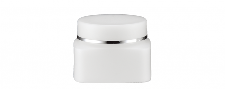 PP Square Cream Jar 30ml - SDF-30 Snowy White